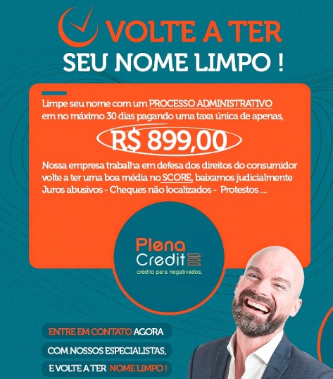 volte a ter crédito